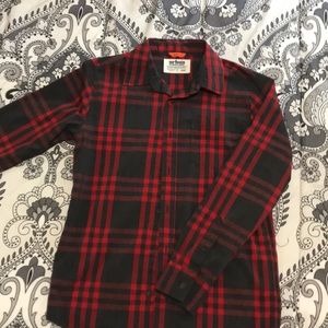 Boy’s Large Red/Grey Plaid Urban Pipeline